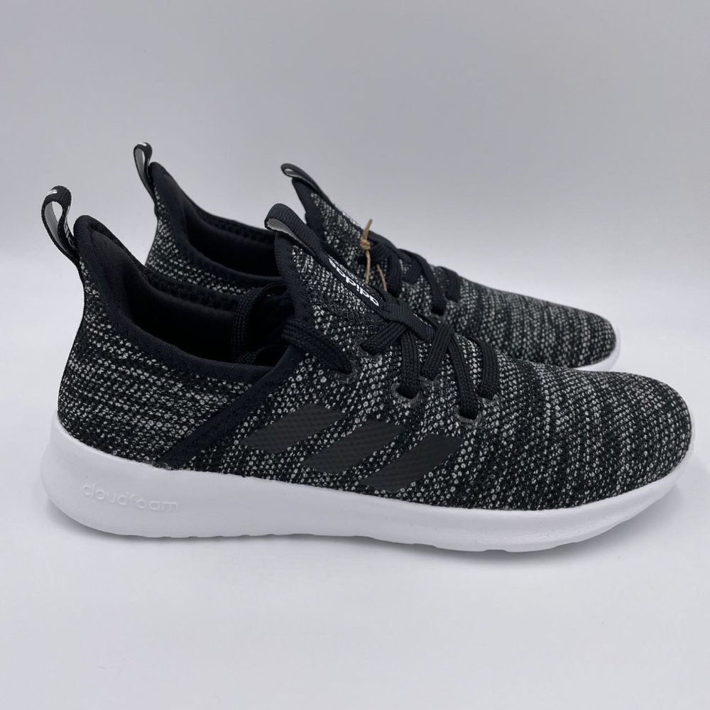 Adidas Cloudfoam Pure Black / White Womens Shoes